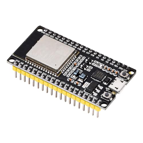 APKLVSR ESP32 WROOM 32 ESP32 NodeMcu Entwicklungsplatine 2,4 GHz Dual Core WLAN WiFi Bluetooth CP2102 für Arduino(Micro USB Port) von APKLVSR