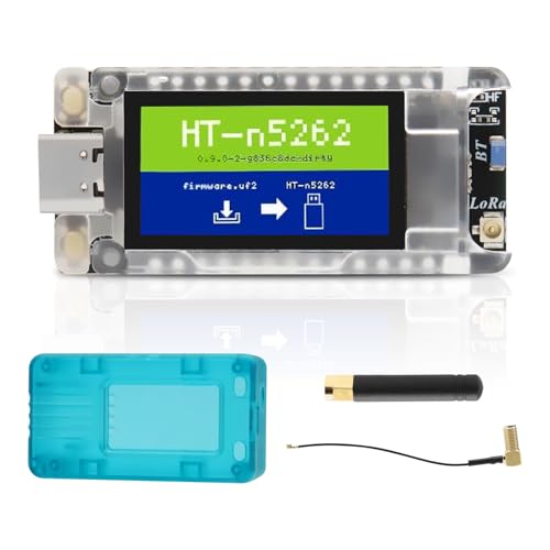 Meshtastic Tracker nRF52840 LoRaWAN LoRa Entwicklungsboard,APKLVSR 1,14-Zoll-TFT-Display LoRa Modul mit 1262,863-928mhz,Node T114,mit BLE/WiFi,Kompatibel mit Arduino (mit Bildschirmgehäuse) von APKLVSR