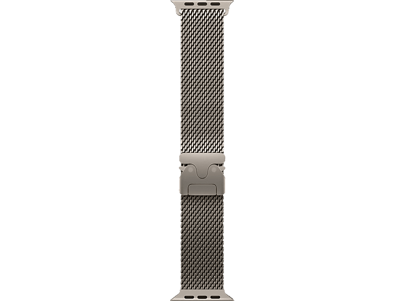APPLE 49 mm Milanaise Armband, Ersatzarmband, Apple, Titan Natur APPLE 49 mm Milanaise Armband, Ersatzarmband, Apple, Titan Natur von APPLE