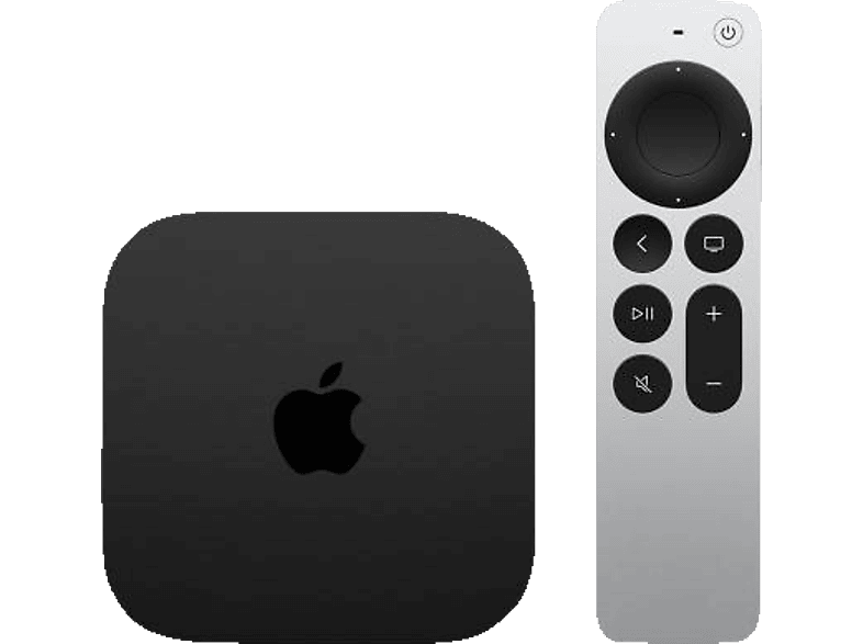 APPLE TV 4K Multimediaplayer 64 GB, Schwarz von APPLE