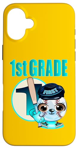 Hülle für iPhone 16 Plus SCHULANFANG EINSCHULUNG GRUNDSCHULE USA BASEBALL von APPRECIATION TEACHER SCHOOL TEACHING