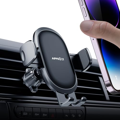 APPS2Car Handyhalterung Auto,Handyhalter fürs Auto Lüftung, Universal 360° Drehbar KFZ-Handyhalterung für iPhone 15 14 Samsung Xiaomi von APPS2Car