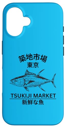 Hülle für iPhone 16 Tsukiji-Fischmarkt Tokio von APezzaniWear