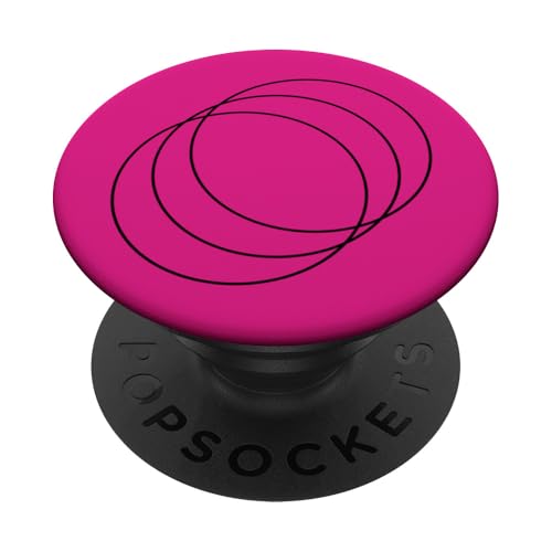 Kreisförmiges minimalistisches Design, Symmetrie und PopSockets Klebender PopGrip von APezzaniWear