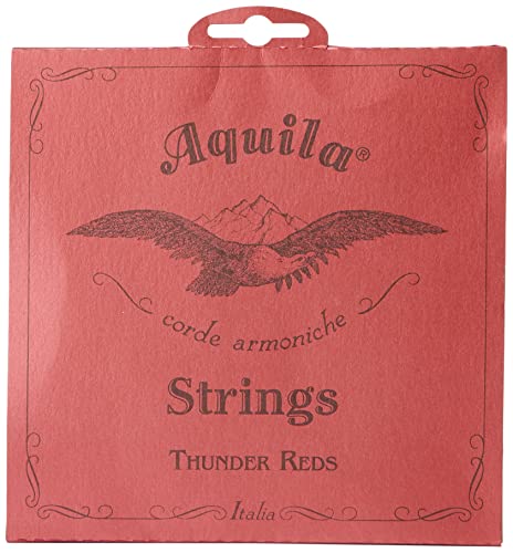 Aquila 91U Bass-Ukulele 4 string Red Series 91U, Thundergut, EADG von Aquila corde armoniche