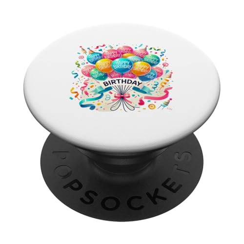 Herzlichen Glückwunsch zum Geburtstag PopSockets mit austauschbarem PopGrip von AR Design