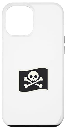 Hülle für iPhone 14 Plus Piratenflagge, Totenkopf, Halloween von AR Design