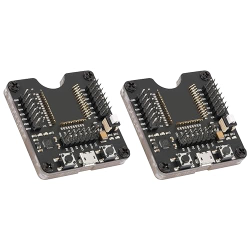 ARCELI 2Pcs ESP32 ESP-WROOM-32 Entwicklungsboard-Modul, Test Burn Fixture Audio Entwicklungsboard-Modul für Minimalsystem von ARCELI