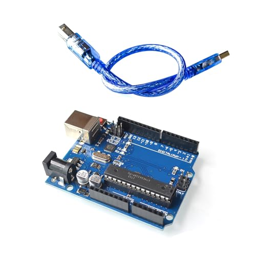 ARCELI Entwicklungsboard, 32 KB Flash, 3X Timer, 1x SPI, 16U2 Mikrocontroller Board mit USB Kabel Kompatibel mit Arduino IDE von ARCELI