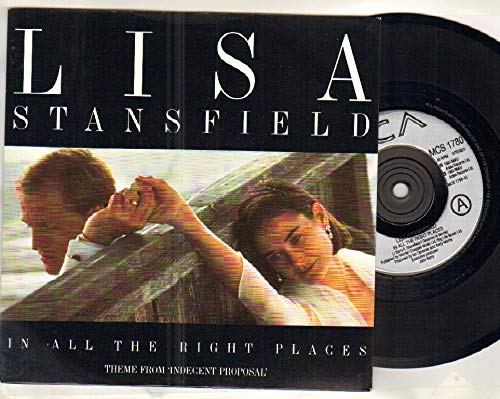 LISA STANSFIELD - IN ALL THE RIGHT PLACES - 7 inch vinyl / 45 von ARIOLA