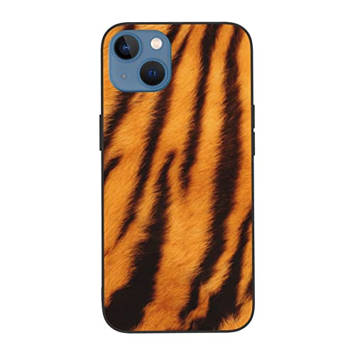 Tiger Streifen Muster Gedruckt Hüllen für iPhone 13 Hülle Stoßfest Niedlich Handyhülle Cover 6,1 Zoll, Anti-Fingerabdruck, Nicht Vergilben von AROONS