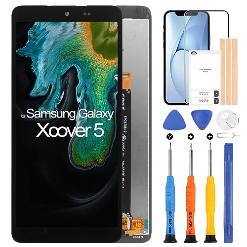 ARSSLY LCD Bildschirm für Samsung Galaxy Xcover 5 G525 5,3 Zoll Display für SM-G525F SM-G525F/DS Digitazer Touchscreen Ersatz Assembly mit Werkzeugen von ARSSLY