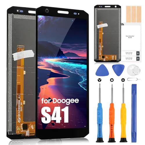 LCD Bildschirm für Doogee S41 / S41 Pro Display für Doogee S41 5,5 Zoll Ersatz Touchscreen Digitizer Full Assembly mit Werkzeugen von ARSSLY