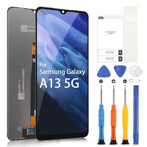 LCD Display für Samsung Galaxy A13 5G A136B LCD Touchscreen Digitizer Ersatz mit Werkzeugset (6,5 Zoll, nicht für A136U und A13 4G) von ARSSLY