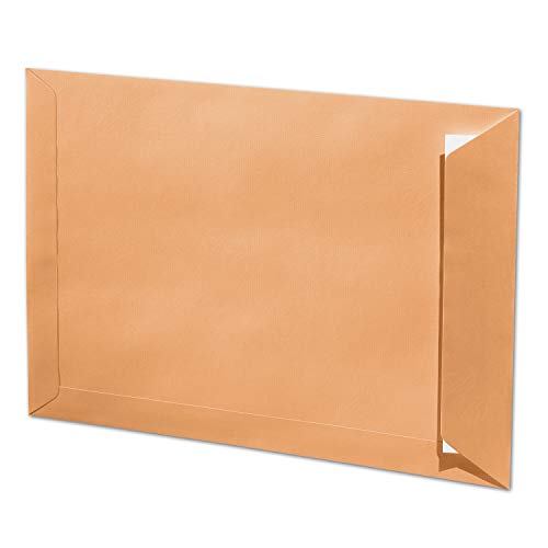 ARTOZ 100x DIN C4 Umschläge mit Haftklebung - ungefüttert 324 x 229 mm Mango (Orange) Briefumschläge ohne Fenster - Serie 1001 von ARTOZ