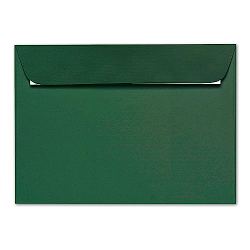 ARTOZ 300x Briefumschläge DIN C5 Grün (Racing Green) - 229 x 162 mm Kuvert ohne Fenster - Umschläge selbstklebend haftklebend - Serie Artoz 1001 von ARTOZ