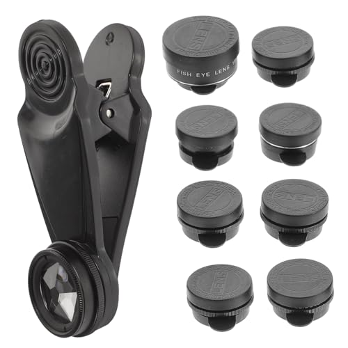 ASAKKURA Weitwinkel Makro Fisheye Telefonkameraobjektiv Schwarz Hochwertiges 1 Satz High Definition Zoomobjektiv Für Smartphones Universelles Handy Objektiv Für Beeindruckende Fotos von ASAKKURA