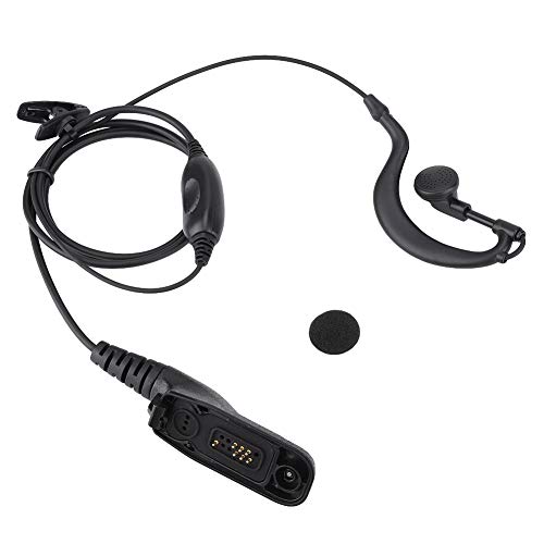 ASHATA Earpiece, APX7000 G-förmiger Ohrhaken Mikrofon Ohrhörer für DP4800 DP4801 P8268 Radios, für Unterhaltung, Hotels, Restaurants, öffentliche Sicherheit von ASHATA