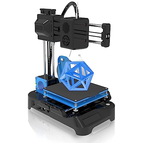 ASHATA FDM -3D-Drucker, Leiser, Hochpräziser 3D-Drucker, Verbesserte Extruder-Technologie, 10,2 X 10,2 X 10,2 cm Druckvolumen, Kleiner 3D-Drucker für Professionelle Anfänger von ASHATA