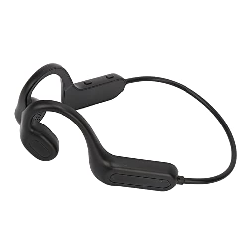 ASHATA Open Ear Bluetooth Sportkopfhörer, Bluetooth-Kopfhörer, Kabelloses Sport-Headset, Ergonomisches Design, Zum Laufen, Gehen, Fitness, Radfahren, Schwarz von ASHATA