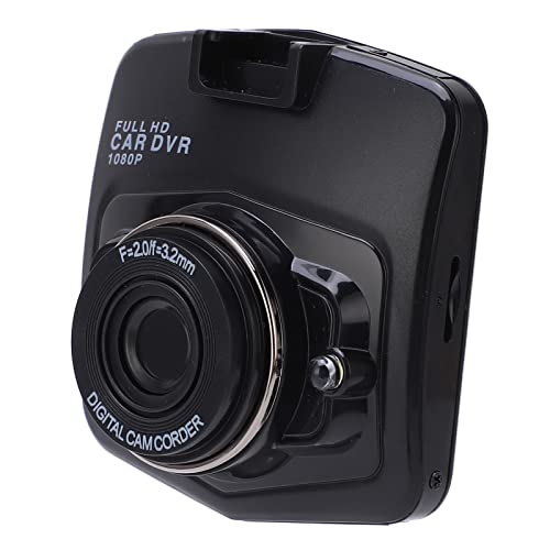 Autokamera, HD 1080P Loop-, Nachtsicht, Intelligente Dashcam für Autos, 170-Grad-DVR-Dashcam mit Parkmonitor mit Eingebautem Lithium-Akku von ASHATA