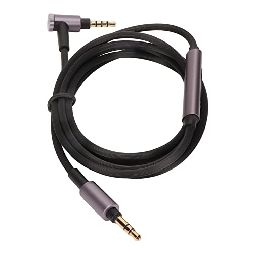 Ersatz Audiokabel für WH XB910N XB 950BT 900N 700, für MDR 1A MDR 100abn MSR7 1rmk2 100AAP für ATH für MSR7, Upgrade Kopfhörerkabel, AUX Kabel mit Mikrofon von ASHATA