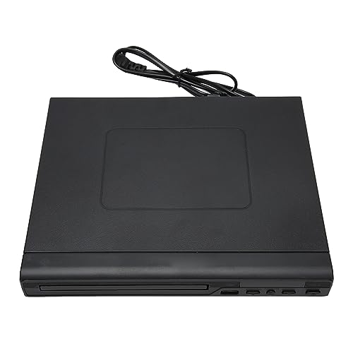 HD-DVD-Player, CD-Player für Zuhause, Integrierte PAL NTSC USB 2.0-Schnittstelle, Fernbedienung, Heim-CD-Player mit Cinch-Kabel für Fernseher (EU-Stecker) von ASHATA