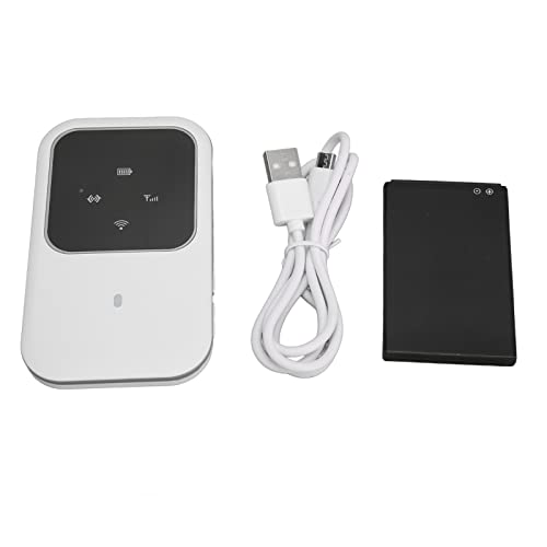 Mobiler WLAN-Hotspot, Tragbarer WLAN-Router mit LED-Smart-Display, 4G-LTE-Modemrouter mit SIM-Kartensteckplatz, Mobiler WLAN-Hotspot, Drahtloser Internet-Router, Geräte füR von ASHATA