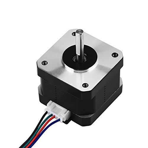 Richer-R 3D Drucker Schrittmotor, 42BYGH34 Stepper Schrittmotor 5W,12V 0,30Nm Extruder Schrittmotor mit 1,8 Grad Schrittwinkel,1 m/3.3ft Kabel,für 3D Drucker von ASHATA