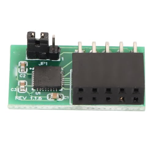 TPM 2.0 Modul, 10 Pin SPI TPM 2.0 Modul, Schnittstelle, Vertikal, Stabil, Hohe Sicherheit, 9670 Chipsatz, 10 Pin SPI Modul für SuperMicro AOM TPM 9670V S von ASHATA