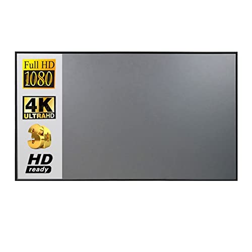 Projektionsleinwand Vorhang-Anti-Licht-Projektor-Leinwand 16:10, 100 120 Zoll tragbares reflektierendes Stofftuch 3D HD for Zuhause im Freien(60 inch) von ASHBV