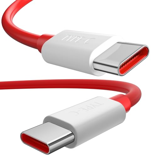 USB C Ladekabel 1M für OnePlus 10T 5G 11, SUPERVOOC Schnellladekabel Typ C auf USB C, Super Flash Datenkabel USB C,Typ C Kabel für OnePlus Nord CE 3 4 Lite Nord 3 2 9 Pro 8 OnePlus Open Pad Pro Realme von ASKUBSKU