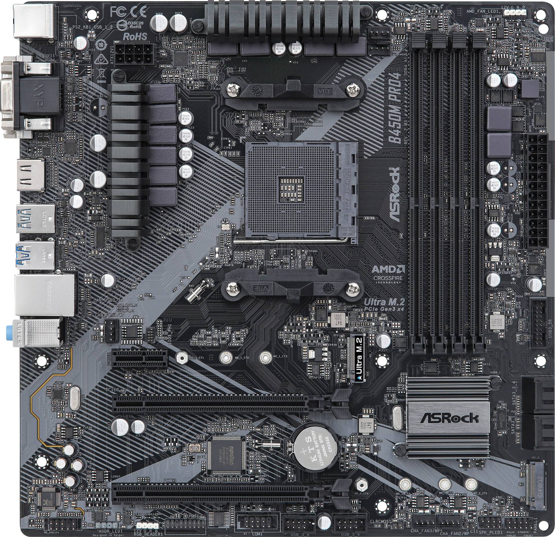 ASR 90MXBEG0 - ASRock B450M Pro4 R2.0  (AM4) von ASRock