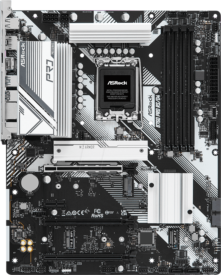 ASR 90MXBL80 - ASRock B760 PRO RS/D4 (1700) von ASRock