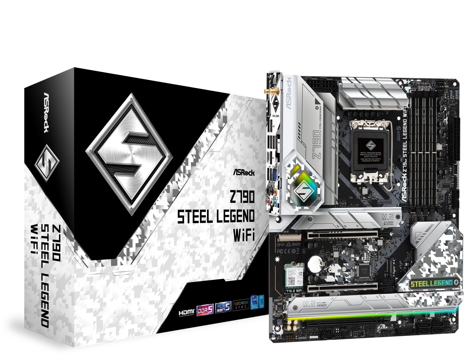 ASROCK Z790 STEEL LEGEND WIFI Mainboard von ASRock