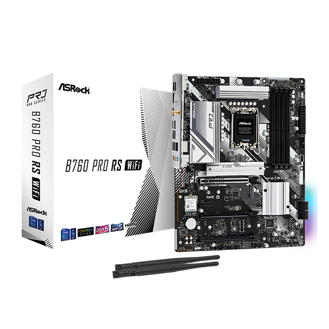 ASRock B760 Pro RS WiFi Mainboard von ASRock