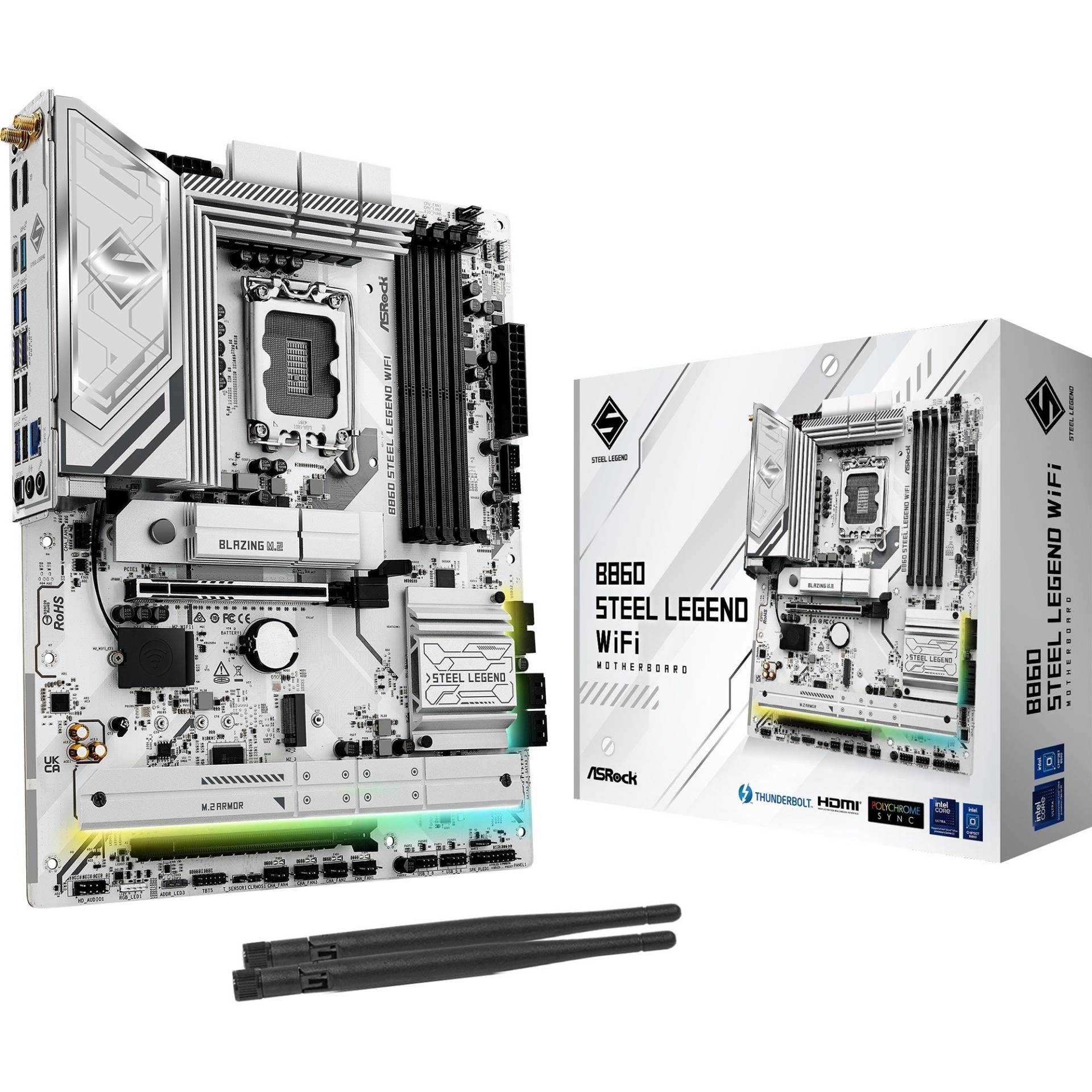 B860 Steel Legend WiFi, Mainboard von ASRock