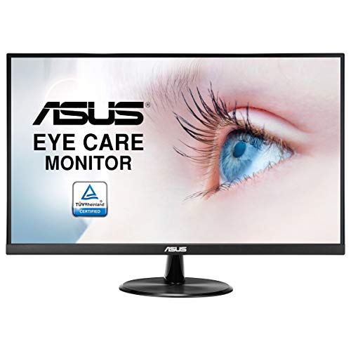 ASUS Eye Care VP279HE - 27 Zoll Full HD Monitor - 75 Hz, 5ms GtG, Adaptive Sync & FreeSync, HDR 10 - IPS Panel, 16:9, 1920x1080 - HDMI, D-Sub, Rahmenlos von ASUS