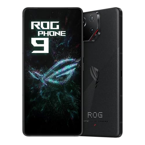 ASUS ROG Phone 9, EU Official, Phantom Schwarz, 12GB RAM 512GB Speicher, Snapdragon® 8 Elite, 6,78“ 185Hz AMOLED, Sony® Lytia 700: 50 MP Kamera von ASUS