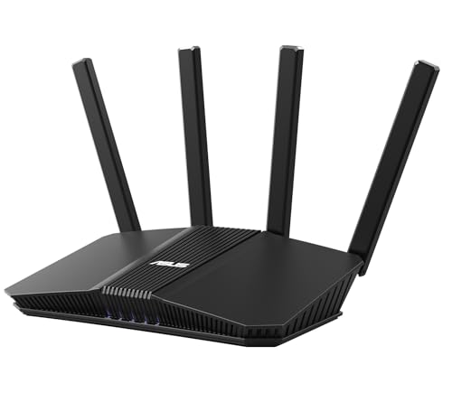 ASUS RT-BE58U - Erweiterbarer WLAN-Router 7 AiMesh, 4K-QAM, MLO, WAN/LAN 2,5G mit KI-Erkennung, Vier 1G-Ports, kommerzielle Netzwerksicherheit, Kindersicherung, Kindernetzwerk, VPN von ASUS