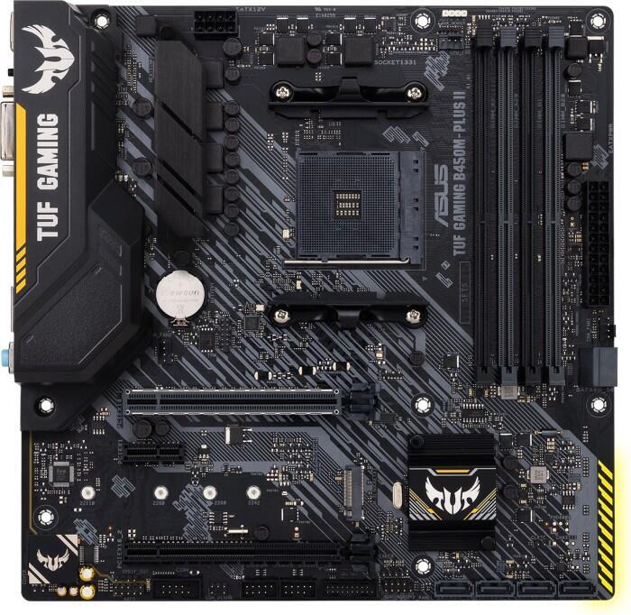 ASUS TUF B450M-Plus II Gaming Mainboard Sockel AM4 von ASUS