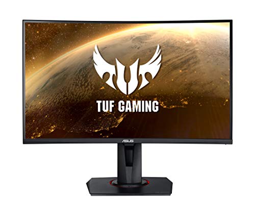 ASUS TUF Gaming VG27VQ 68,58 cm (27 Zoll) Monitor, 1920 x 1080 (Full HD, 165Hz, FreeSync, 1ms Reaktionszeit, HDMI, DVI, DisplayPort) schwarz, 27" von ASUS