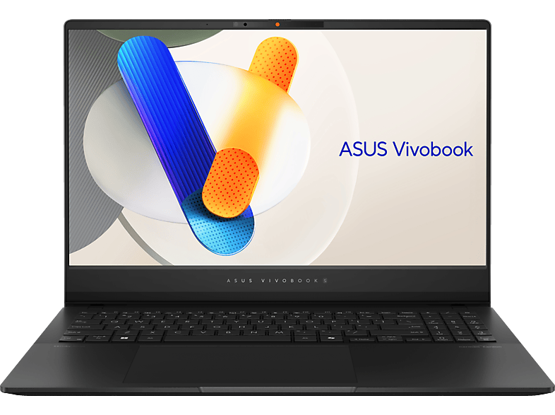 ASUS Vivobook S 15 OLED S5506MA-MA074W, Notebook, mit 15,6 Zoll Display, Intel® Core™ Ultra 7,155H Prozessor, 16 GB RAM, 1 TB SSD, Arc® GPU, Schwarz, Windows 11 Pro (64 Bit) von ASUS