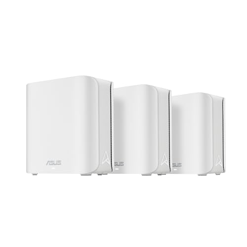 ASUS ZenWiFi BD4 1-Pack, Dualband-WLAN-Netz, 3600 Mbit/s, Abdeckung von 228 m², Zwei 2,5-GH-Anschlüsse, Sicherheits- und Elternkontrollen inklusive, Smart Home Master SSIDs, Weiß von ASUS