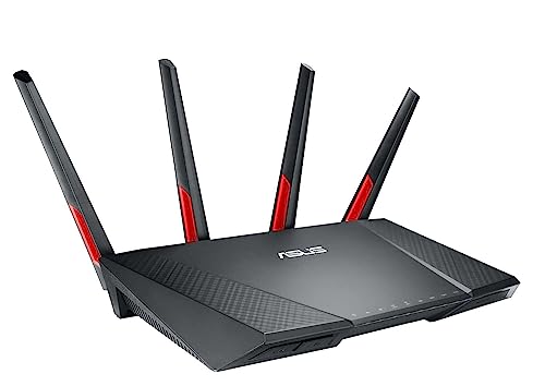 Asus DSL-AC68VG VOIP Modem Router (DE-Version, WiFi 5 AC2300 MU-MIMO, Anrufbeantworter, Gigabit LAN, AiProtection, Dual-Core CPU, Multifunktion USB 3.0) von ASUS