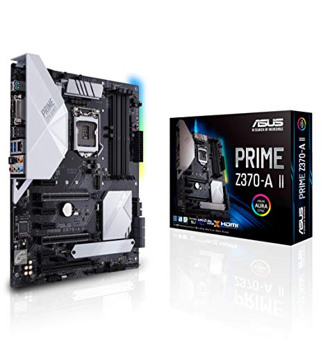 Asus Prime Z370-A II Gaming Mainboard Sockel 1151 (ATX, Intel Z370, Coffeelake, 4x DDR4-Speicher, USB 3.1, M.2 Schnittstelle) von ASUS