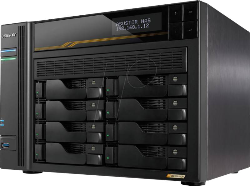 ASUS AS6808T - NAS-Server Leergehäuse von ASUSTOR