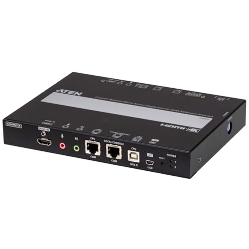 ATEN CN9850 1-Local-Remote Share Access Einzelport 4K HDMI KVM Over IP Switch von ATEN