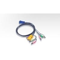 ATEN Tastatur- / Video- / Maus- (KVM-) Kabel - 15 pin SPHD (M) - PS/2, 6-polig, HD-15 (M) - 5 m (2L-5305P) von ATEN