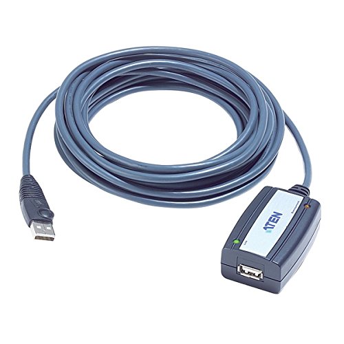 Aten UE250-AT USB 2.0 Extender Kabel, 5m schwarz von ATEN